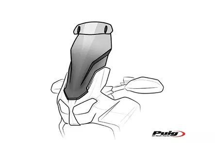 Puig Touring Screen Plus/Visor Ktm 1290 Super Adventure - Duell MP varaosat ja tarvikkeet - 98444 - 1