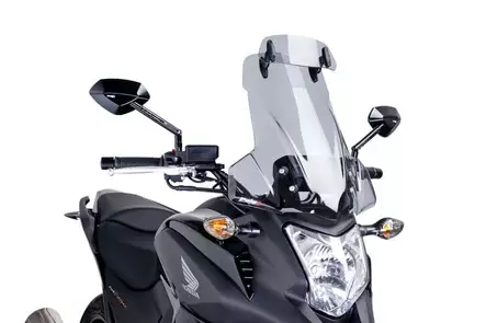 Puig Touring Shields W/Visor Honda Nc700X 12-13 C/Smoke - Duell MP varaosat ja tarvikkeet - 93074 - 1