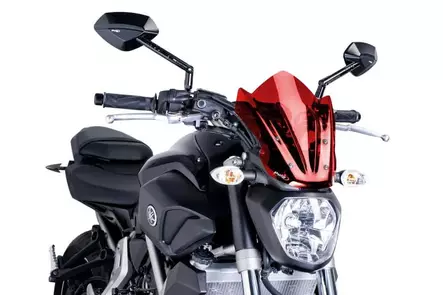 Puig Windshield New Gen Sport Yamaha Mt07 14'-17' C/Red - Duell MP varaosat ja tarvikkeet - 91694 - 1