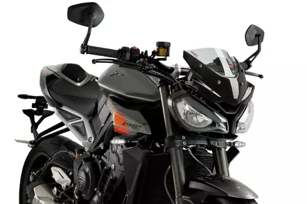 Puig Windshield New Generation Sport Triumph Street Triple - Dark Smoke - Duell MP varaosat ja tarvikkeet - 95184 - 1
