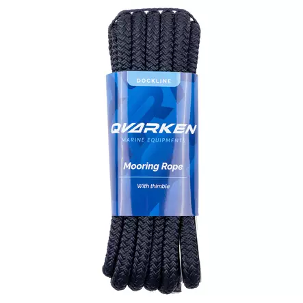 Qvarken Kiinnitysköysi Dockline koussilla 14mm 6m navy sin - Duell venetarvikkeet - 139214 - 1