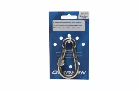 Qvarken Palomiehenhaka lukolla AISI316 14mm 180mm - Duell venetarvikkeet - 139644 - 1