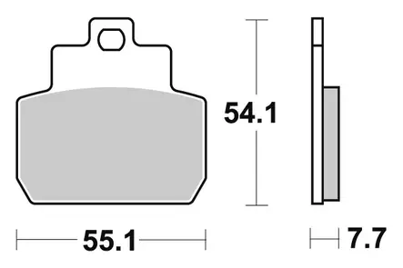 Sbs Jarrupalat Ceramic - Duell MP varaosat ja tarvikkeet - 123184 - 1