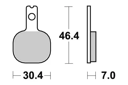 Sbs Jarrupalat Ceramic - Duell MP varaosat ja tarvikkeet - 123634 - 1
