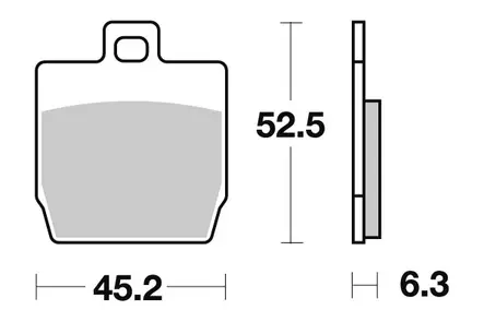 Sbs Jarrupalat Ceramic (731HF) - Duell MP varaosat ja tarvikkeet - 124234 - 1