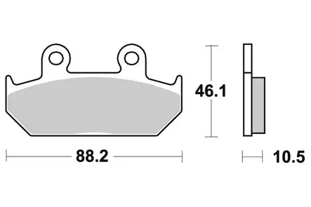 Sbs Jarrupalat Sintered - Duell MP varaosat ja tarvikkeet - 123524 - 1
