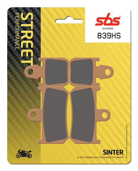 Sbs Jarrupalat Sintered - Duell MP varaosat ja tarvikkeet - 123954 - 1