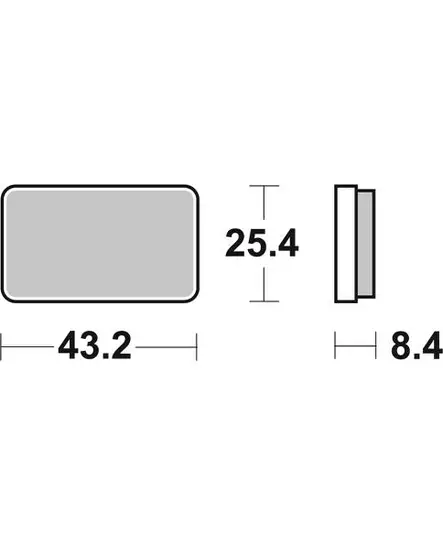 Sbs Jarrupalat Sintered Atv - Duell MP varaosat ja tarvikkeet - 123694 - 1