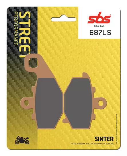 Sbs Jarrupalat Sintered Taakse - Duell MP varaosat ja tarvikkeet - 123444 - 1