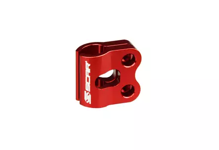 Scar Brake line clamp - Kawasaki / Suzuki / Red color - Duell MP varaosat ja tarvikkeet - 75934 - 1
