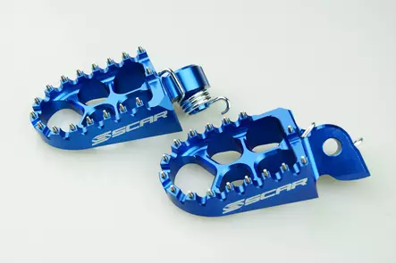 Scar Evolution Footpegs - Ktm/Husab./Husq./Sherco/Beta 05-17 Blue color - Duell MP varaosat ja tarvikkeet - 75354 - 1