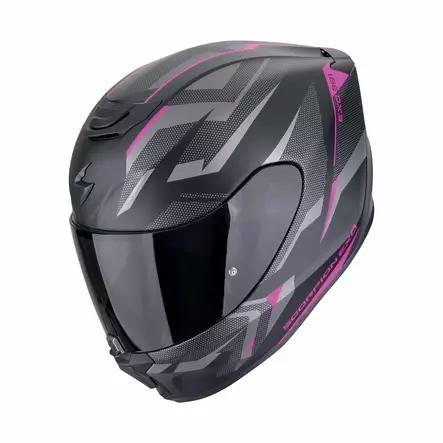 SCORPION Kypärä EXO-391 AAXO Mattamusta-Pinkki, M - Duell ajovarusteet - 50854 - 1