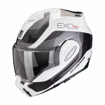 SCORPION Kypärä EXO-TECH EVO PRO Commuta valko/puna, XS - Duell ajovarusteet - 50124 - 1