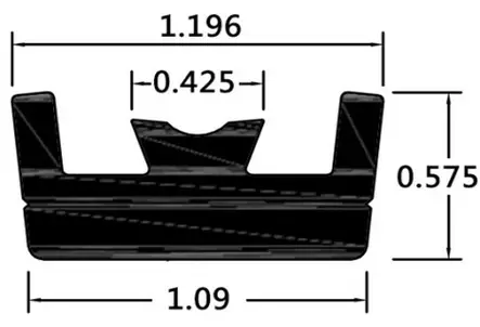 Sno-X Liukukisko Yamaha 139cm Grafiitti - Duell MK varaosat ja tarvikkeet - 24114 - 1