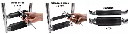 Step ladder under platform 4 steps XL - Duell venetarvikkeet - 4804 - 1