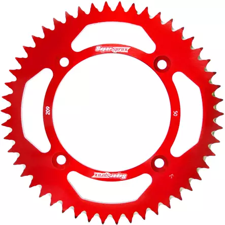 Supersprox Alu Takaratas HO CR80/85/150 Punainen 53 - Duell MP varaosat ja tarvikkeet - 118144 - 1