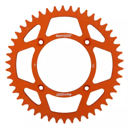 Supersprox Alumiini takaratas RAL-720:46 Oranssi - Duell MP varaosat ja tarvikkeet - 118254 - 1