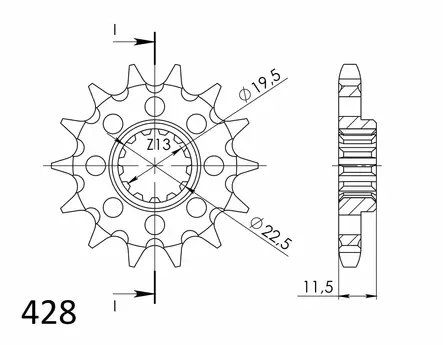 Supersprox / JT Eturatas 409.14 - Duell MP varaosat ja tarvikkeet - 119964 - 1