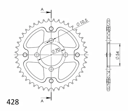 Supersprox Stealth Takaratas Kulta - Duell MP varaosat ja tarvikkeet - 118214 - 1