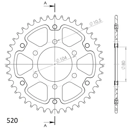 Supersprox Stealth Takaratas Musta - Duell MP varaosat ja tarvikkeet - 118724 - 1