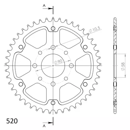 Supersprox Stealth Takaratas Oranssi - Duell MP varaosat ja tarvikkeet - 118864 - 1