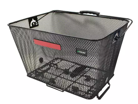 Tavarakori taakse CAVO pikalukitus musta 40x30x23.5cm - Duell polkupyörien varaosat ja tarvikkeet - 67574 - 1