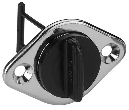 Tyhjennystulppa 25mm kromattu messinki/nailon - Duell venetarvikkeet - 6824 - 1