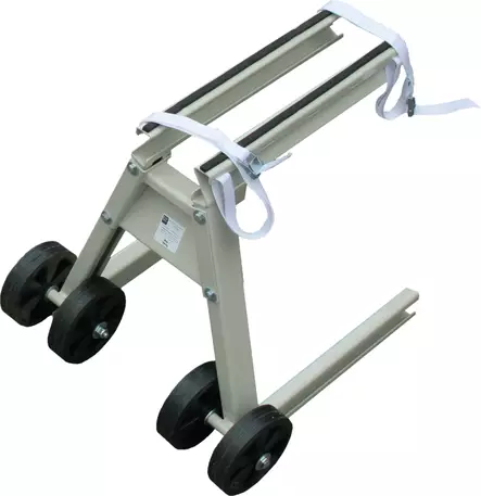 Tyresöbocken perän teline DLS 150kg (renkailla) - Duell venetarvikkeet - 66994 - 1