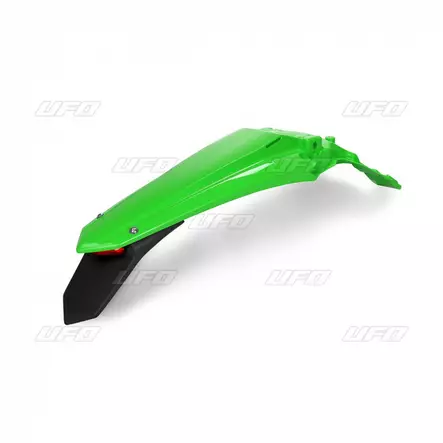 UFO Rear fender with enduro led KX250F 21-24 KX450F 19-23 Green 026 - Duell MP varaosat ja tarvikkeet - 49034 - 1