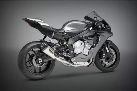 Yoshimura 3/4 System Exhaust Yamaha Yzf-R1/M/S 2015-19 Race Alpha T 3Qtr Ti-Ti- - Duell MP varaosat ja tarvikkeet - 113854 - 1