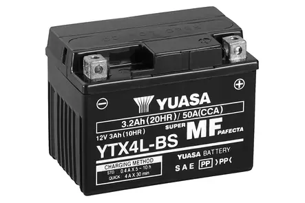 Yuasa akku YTX4L(WC) hapotettu (10) - Duell muut varaosat ja tarvikkeet - 132034 - 1