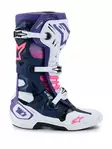 Alpinestars Ajosaapas Tech 10 Valkoinen/Lila/Fluo Pinkki, 40.5 - Duell ajovarusteet - 39554 - 1