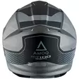 AMOQ Kypärä MI100 Porto musta/harmaa, XL - Duell ajovarusteet - 27294 - 1