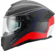 APEX Kypärä FC500 Carbon Assen valkoinen/punainen/sininen matta M - Duell ajovarusteet - 33954 - 1
