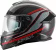 APEX Kypärä FT300 Vienna harmaa/punainen/musta S - Duell ajovarusteet - 34044 - 1