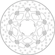 Brembo Serie Oro jarrulevy kelluva - Duell MP varaosat ja tarvikkeet - 121574 - 1