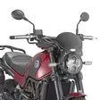 Givi Black anodized aluminium universal screen Race Café 20.5 x 26.5 cm (H x W) - Duell MP varaosat ja tarvikkeet - 100704 - 1