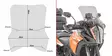 Givi Specific screen smoked 38 x 40 cm 1290 Adventure S / Adventure R (17) - Duell MP varaosat ja tarvikkeet - 100884 - 1