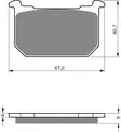 GOLDFREN Jarrupalat 127 Ceramic carbon AD - Duell MP varaosat ja tarvikkeet - 67594 - 1