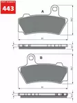 GOLDFREN Jarrupalat 443 Ceramic Carbon S33 - Duell MP varaosat ja tarvikkeet - 68384 - 1