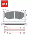 GOLDFREN Jarrupalat 451 Ceramic Carbon S3 - Duell MP varaosat ja tarvikkeet - 67364 - 1
