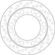 GOLDFREN Jiarrulevy yd282 hd150 id132 t5 1/4 - Duell MP varaosat ja tarvikkeet - 67974 - 1