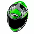 HJC Kypärä RPHA 12 Brels Fluo Vihreä/Harmaa MC5HSF, M - Duell ajovarusteet - 57084 - 1