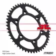 JT Rear Sprocket ZBK - Musta Zinc JTR897.45ZBK - Duell MP varaosat ja tarvikkeet - 117304 - 1