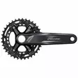 Kampipari SHIMANO FC-M4100-2 36/26 175mm alu Hollowtech musta - Duell polkupyörien varaosat ja tarvikkeet - 57724 - 1