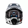 Leatt Kypärä+Ajolasit Moto 9.5 M 57-58cm Carbon/Valkoinen V26 - Duell ajovarusteet - 45334 - 1