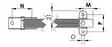 Luukkujousi SS220mm A - Duell venetarvikkeet - 6094 - 1