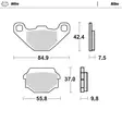 Moto-Master Jarrupalat Kawasaki: taakse KLR650 1989-2003 Husaberg all models - Duell MP varaosat ja tarvikkeet - 121094 - 1