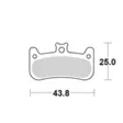 Motomaster Brake pad bicycle Organic: Formula Cura 4 - Duell MP varaosat ja tarvikkeet - 120994 - 1