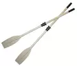 OS OARS ALUMINIUM SOLID 1 PCE WITH STOPS 1.65M (5'6") PAIR - Duell venetarvikkeet - 132384 - 1